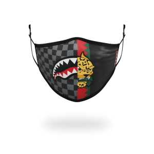 ADULT SPUCCI SPLIT FORM-FITTING FACE MASK