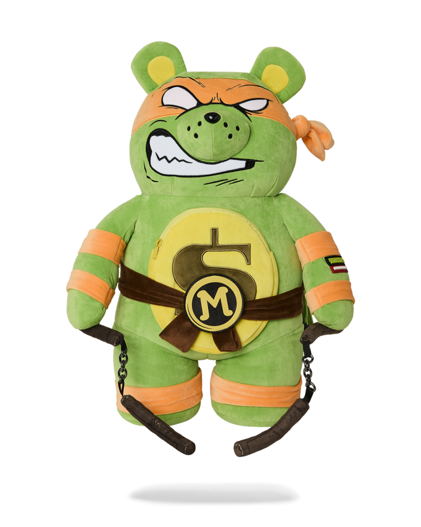 TMNT MICHAELANGELO MONEYBEAR BACKPACK