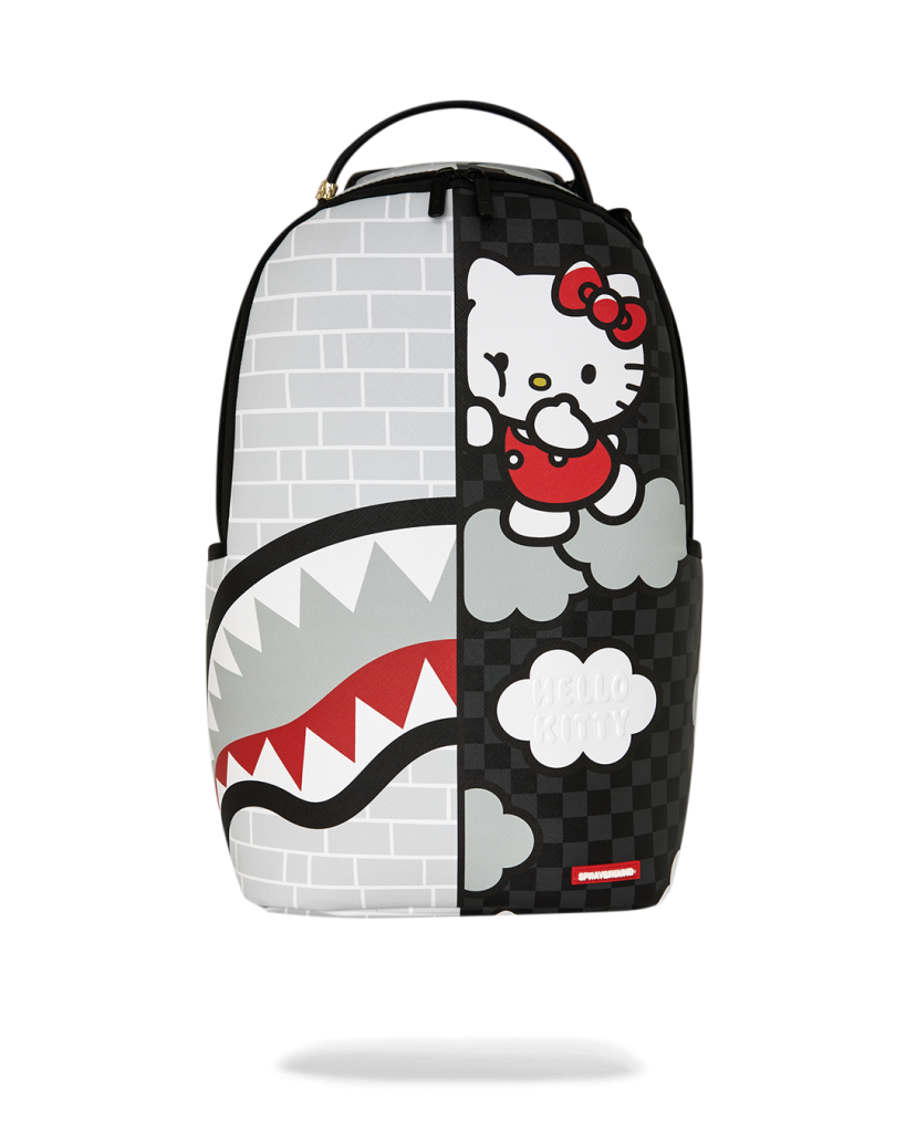 HELLO KITTY OFFICIAL COLLAB - BRICK WALL SPLIT BACKPACK