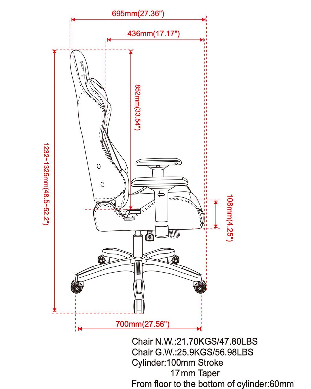 SG OG GAMING CHAIR - Image 19