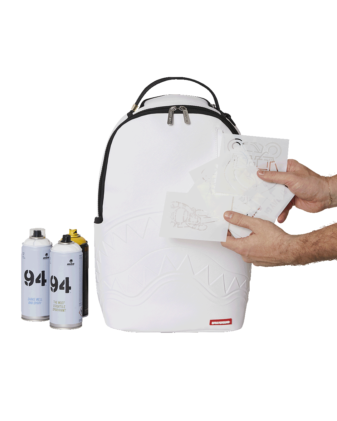 GRAFFITI ARTIST ?C DESIGN YOUR OWN BACKPACK ?C 9 STENCILS INCLUDED